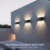 Aluminum Interior Wall Light IP65 Waterproof LED Wall Lamp Outdoor Garden Lighting for Bedroom Living Room Loft Stairs Balcony Decor