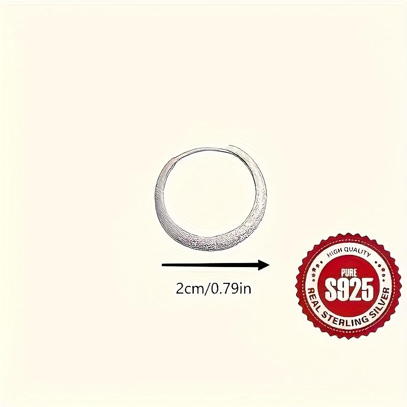 Pure Silvery Earrings For Women Frosted Sparkling Starry Circle Earrings  Valentine's Day Mother's Day Jewelry Gifts