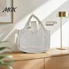 Compact Keychain Bags Foldable Nylon Shoulder Bag, Reusable Grocery Tote with Washable Produce Shopping Charm Pouch, Portable Commuter Bag for Weekend