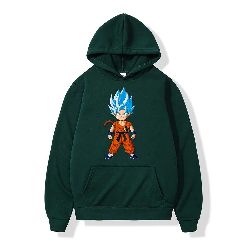 Japanese Anime Hoodie Unisex Women Dragon-ball Hip Hop Winter Fleece Hooded Unisex Harajuku Sweatshirts Clothes Male Dropshipping