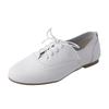 Spring new little white shoes first layer cowhide comfortable soft casual versatile single shoes flat-soled lace-up Brock women's shoes