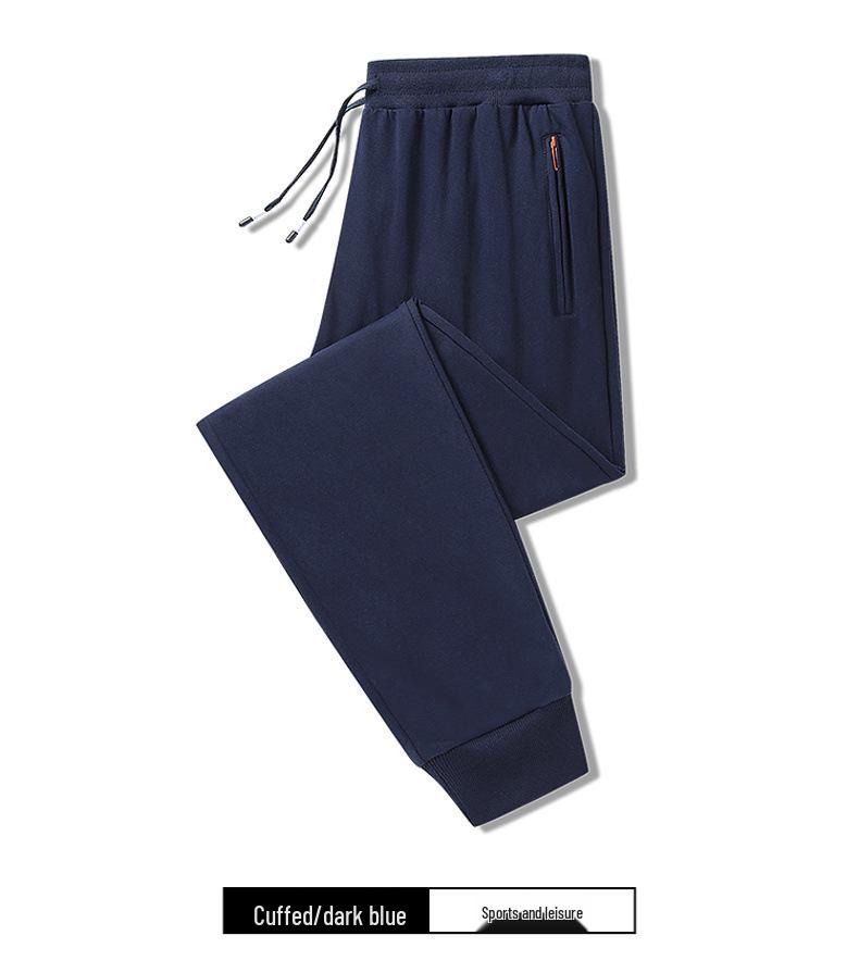 Men's Cotton Loose Fit Joggers with Cuffs - New Spring & Autumn Casual Sweatpants