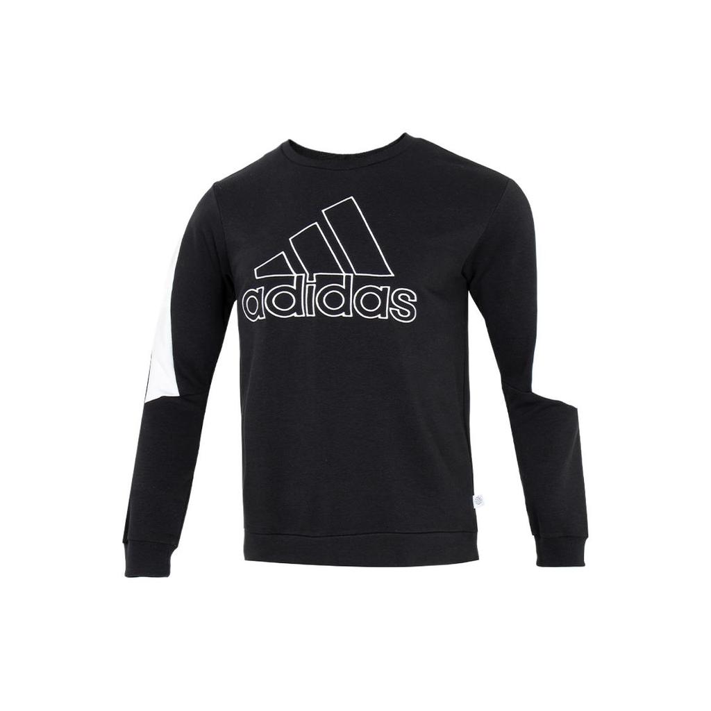 adidas Sweatshirts Men's Black Crew Neck Moderate Other HK4539