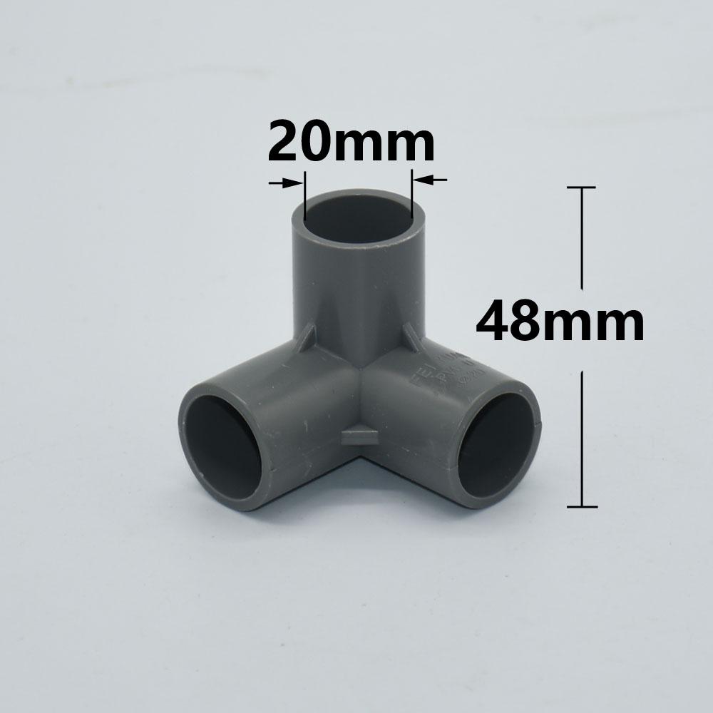 

DN15/20/25 PVC Connector 20/25/32mm 3/4/5-way Plastic Coupler Three-DimensionalWater Supply Pipe Fittings