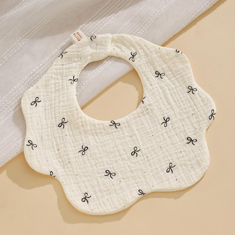 Baby Bibs Cotton Newborn Bibs Feeding Drool Bandana Saliva Towel Toddler Ruffle Floral Bib Baby Accessories