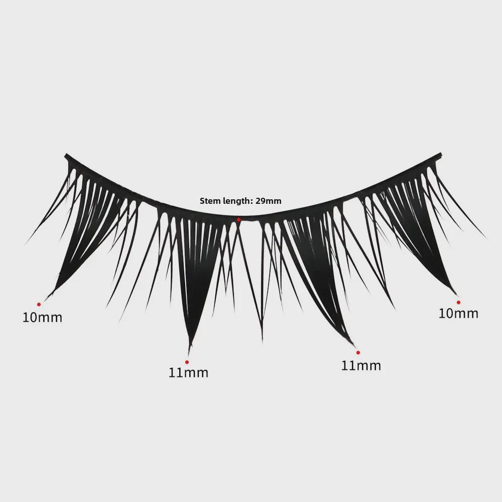 Cat Barbie Eyelashes: Natural, Thick, Photogenic, Double Eyelid Support with Eyeliner