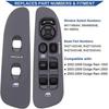 Window Control Switch +Gray Bezel 641-00653L for 02 - 09 Dodge Ram 1500-3500 3pc
