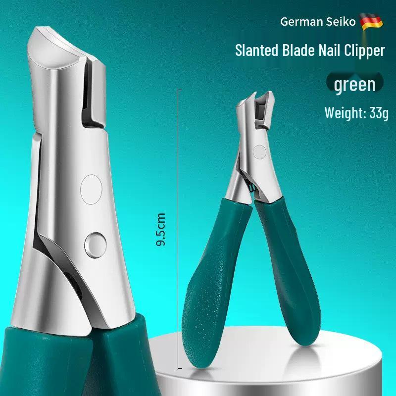 Slanted Tip Stainless Steel Toenail Nippers & Clippers for Ingrown Nails and Dead Skin