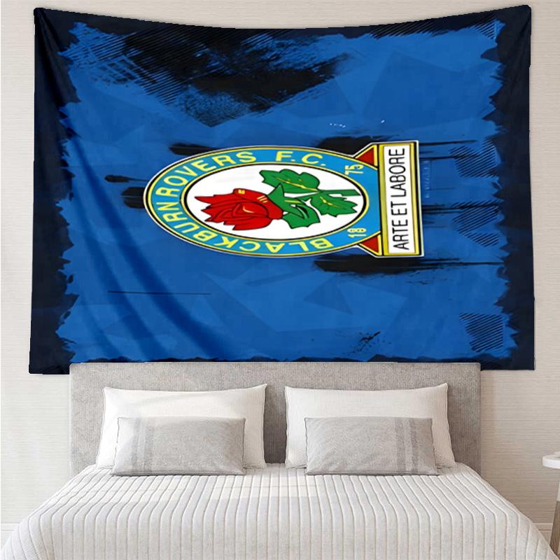 1PC Rovers Crest Football Club Printed Tapestry Room Decoration Wall Hanging for Living Room Bedroom, dormitory, Birthday and Christmas gifts