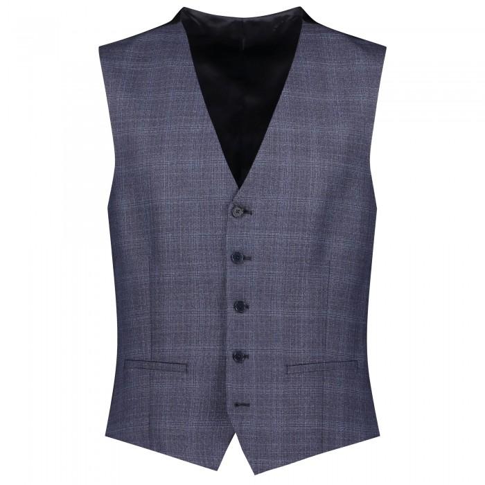 Ted Baker Mens Checked Slim Waistcoat