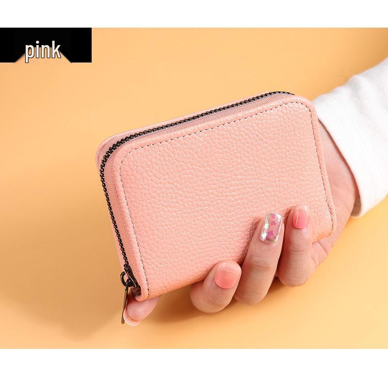 Men's High-End RFID-Blocking Ultra-Thin Card Wallet - Large Capacity, Anti-Demagnetization, ID Card Holder, Small Women's Card Sleeve