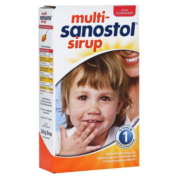 Sanostol Multivitamin Syrup Sugar Free 260g