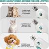 Cortador de unhas profissional para animais de estimação com furo ajustável, cortador de unhas para cães e gatos, aparador de garras para animais de estimação, filhotes, gatinhos, ferramenta de cuidados com a pele