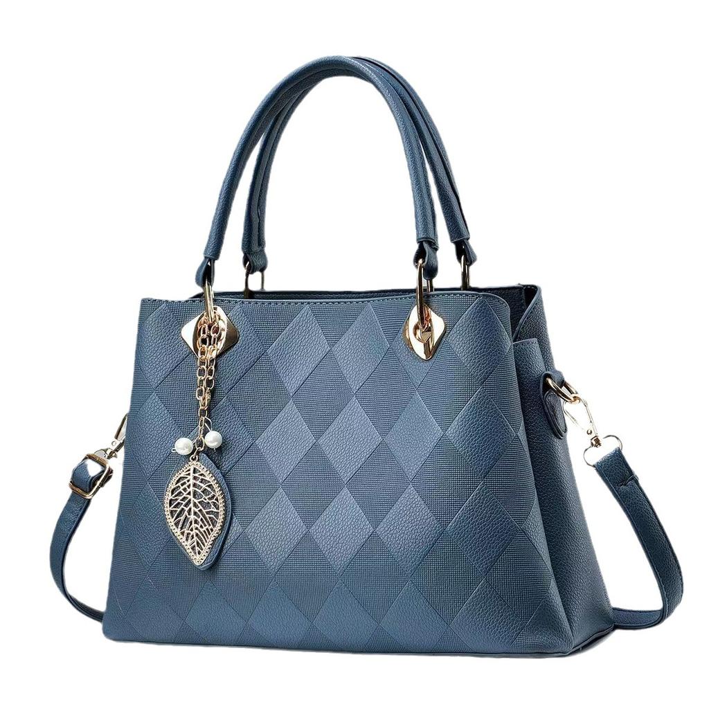 Fashion Women's Bag Mother Bag Latest Design Middle-aged Women's Bag Large Size Capacity Goddess Solid Colour Latest Bag