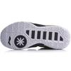Li Ning All City 7 Wade Collection Protiskluzové Lehké Středně vysoké Basketbalové boty Pánské Černozlaté ABAP105-1