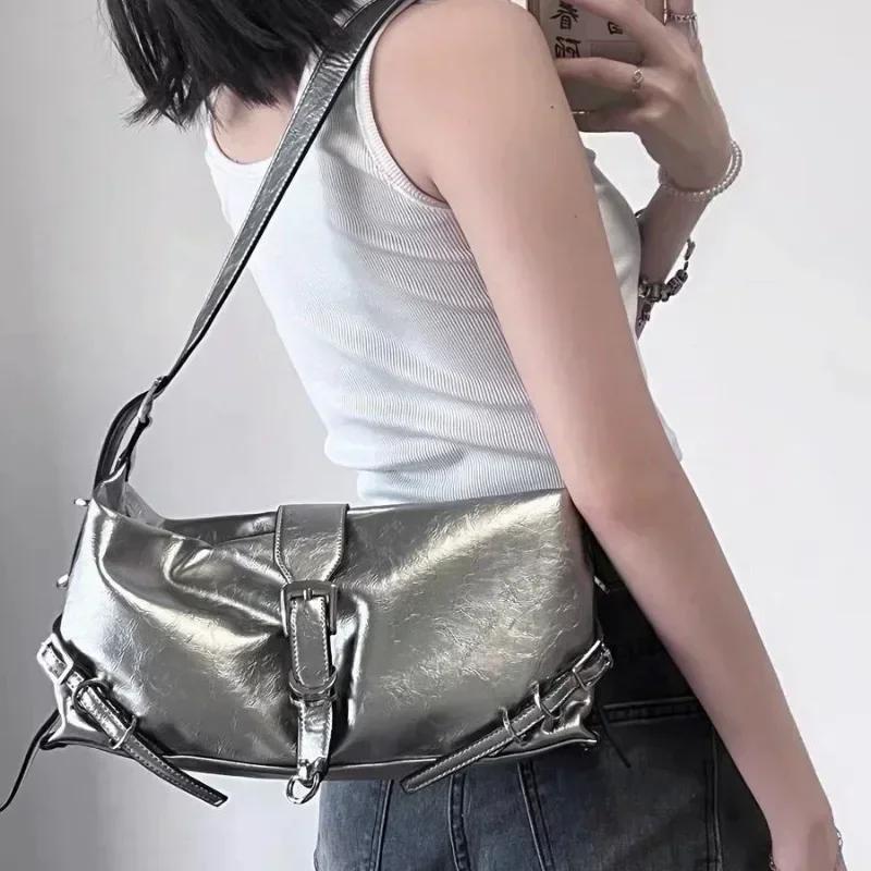 

Vintage Korean All Match Streetwear Handbags Fashion Grunge Casual Shoulder Bags Y2k Aesthetic Ins Simple Crossbody bags Trendy