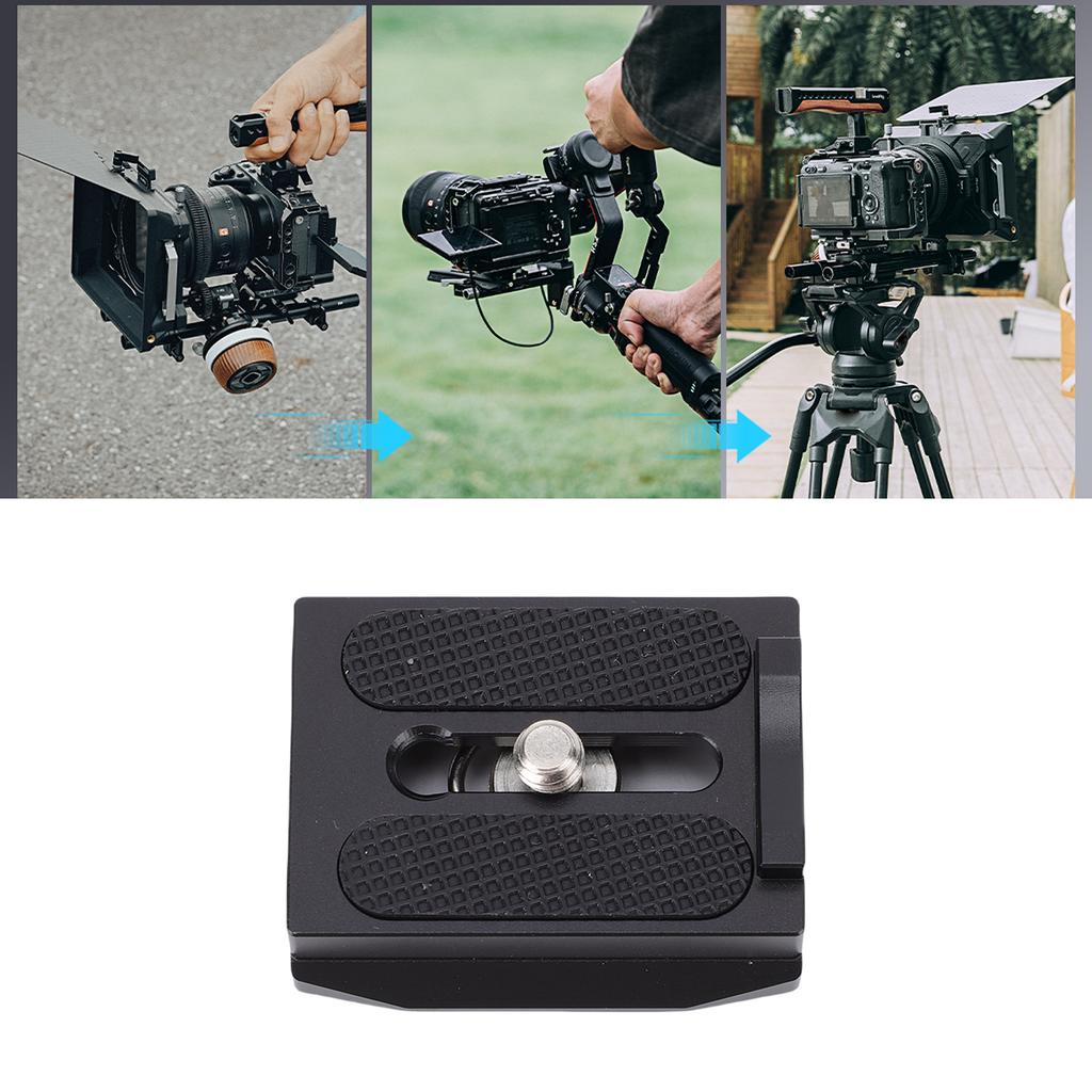 Quick Release Plate Fit for DJI RS 3 Mini Stabilizer Head Camera Tripod Mount Adapter