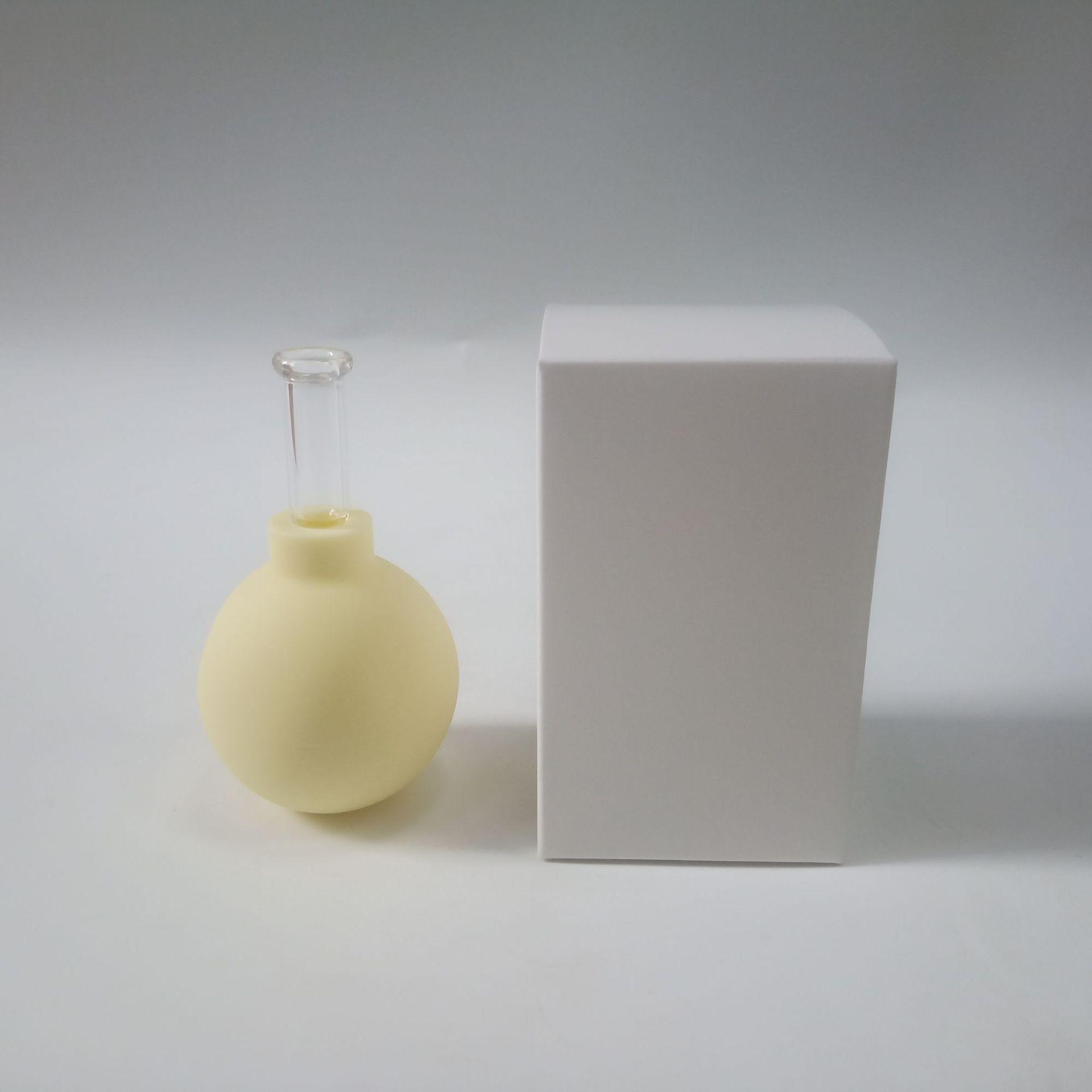 High Borosilicate Glass Cupping Set with PVC Silicone Rubber Suction Cups