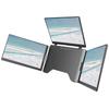 Triple Laptop Screen Extender 14 Inch 1920x1200 Resolution Auto Rotation Portable Triple Display for 12 16.5 Inch