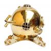 Pure Brass Single Ring Diving Helmet Scuba Nautical Mark IV