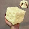 Heißer Jumbo-Käsewürfel Stressball Großer formbarer Käse-Quetschball Nicht hüpfendes Fidget-Spielzeug ASMR Sensorisch Anti-Stress Festival Geschenk