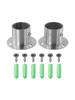 2Pcs Wardrobe Bracket Holders Designed for Easy Installation and Strong Support