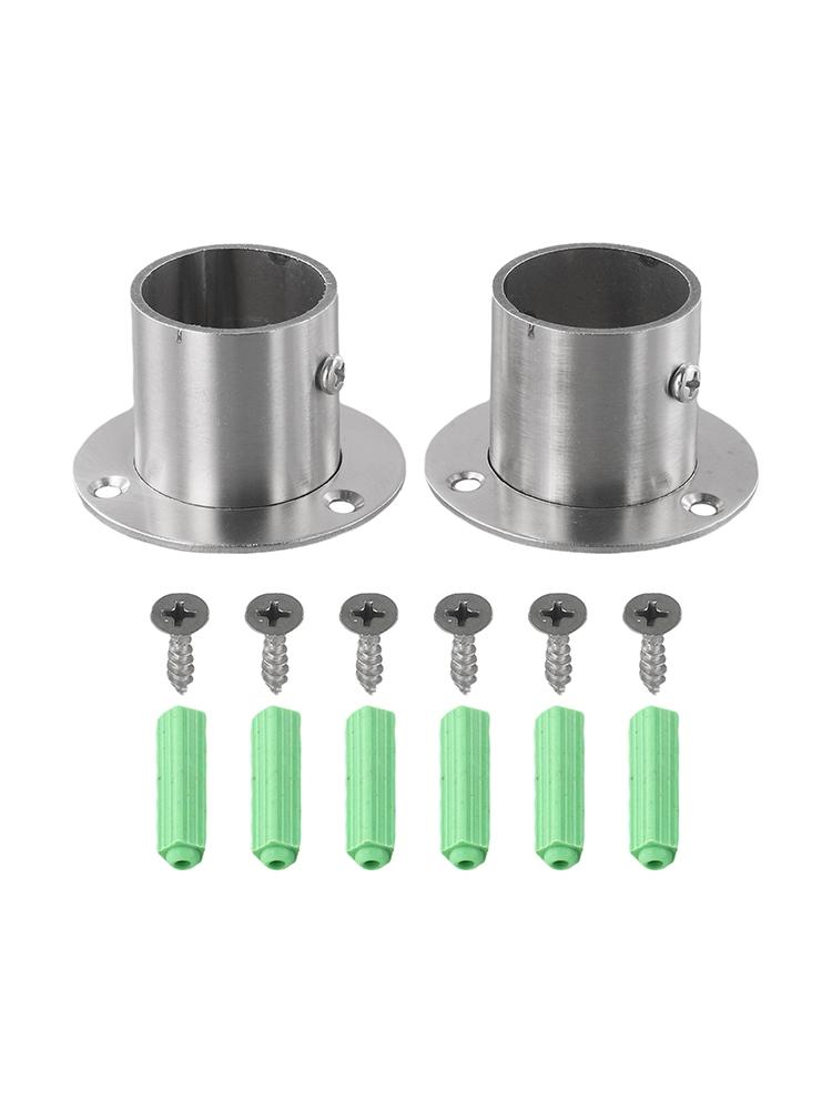 2Pcs Wardrobe Bracket Holders Designed for Easy Installation and Strong Support