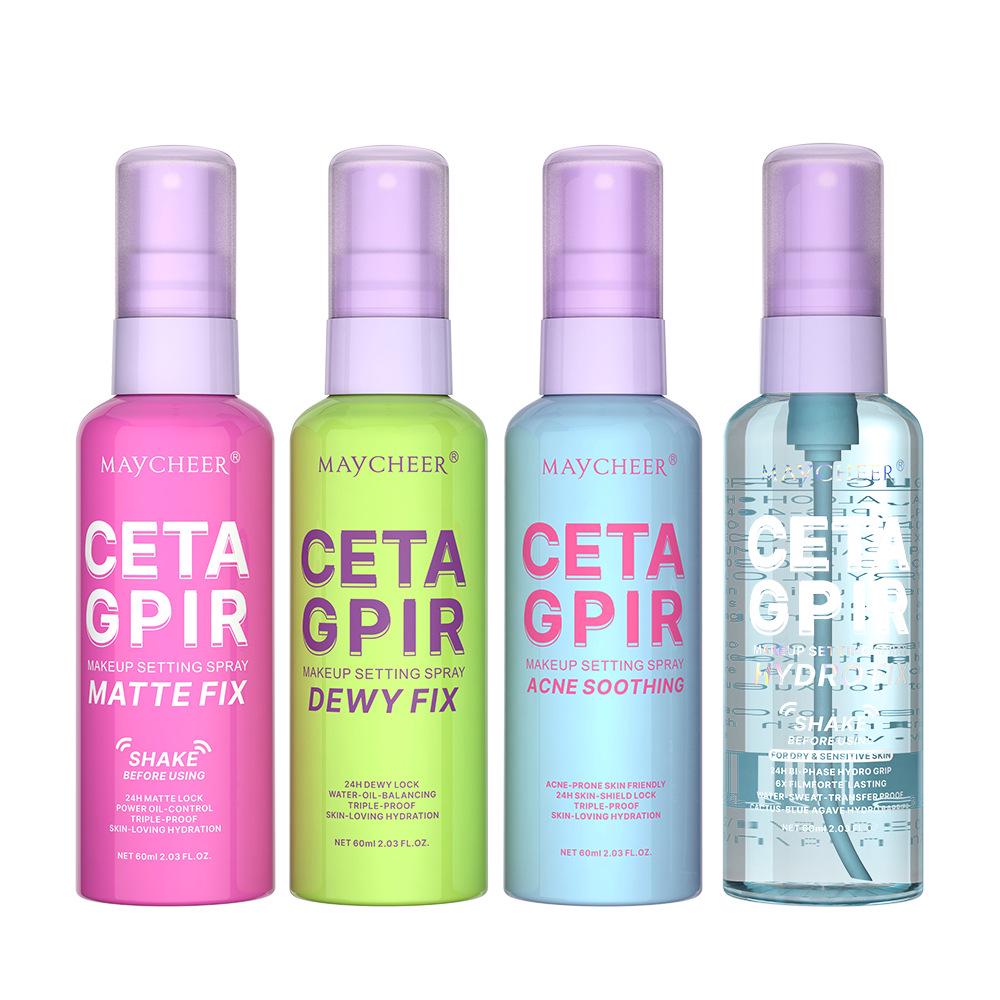 MAYCHEER Matte Setting Spray - Oil Control, Non-Smudging, Waterproof, No Tightness, Long-lasting.
