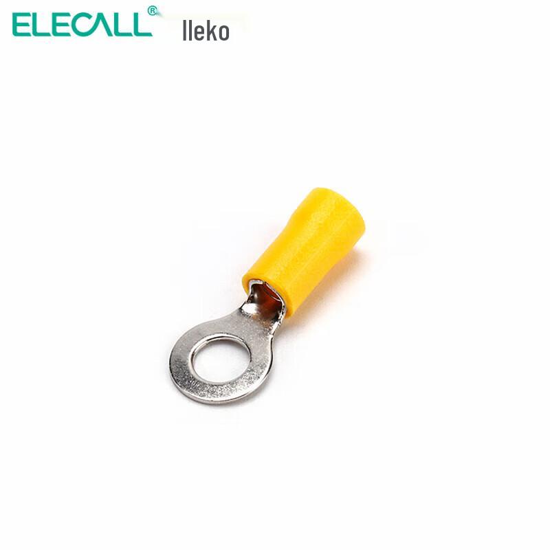 ELECALL RV2.5-4 Pre-Insulated O-Type Ring Terminal