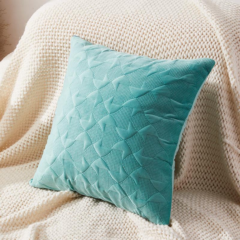 Twist KnittingPlush Pillow Case Vintage Knitted Cushion Cover Simple Cushion Plush Pillowcase Headboard Back