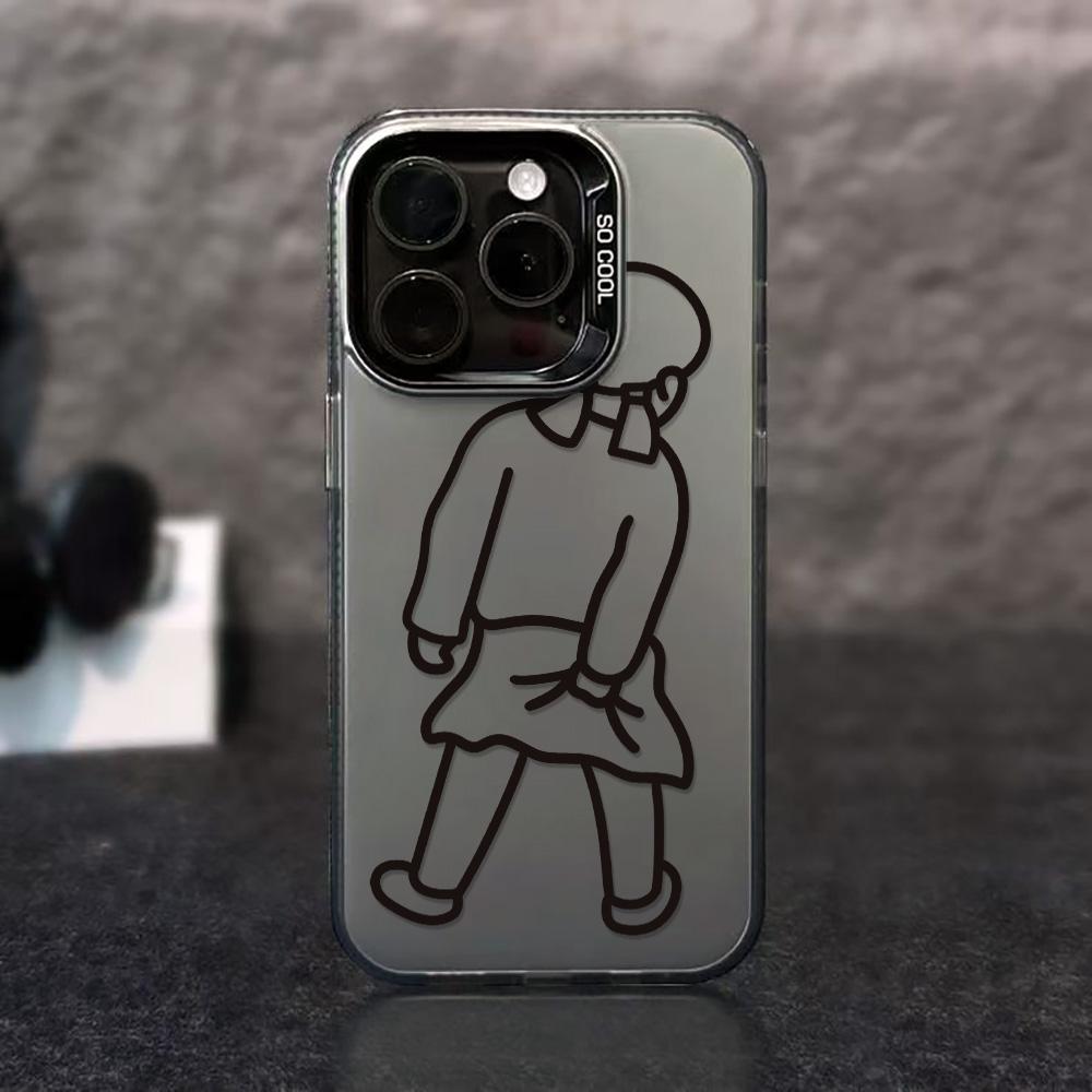 Painted Phone Case for iPhone 11 14 15 16 iPhone 17 11 12 13 for 17 14 15 16 Pro14 15 16 Pro Max for Samsung S25 Ultra S24 S25 A36 A56 A16 Hard Cover
