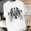 Men'S Dark-Themed Print Design T-Shirt - Loose Oversized Short-Sleeve Round-Neck T-Shirt for Summer Street Style