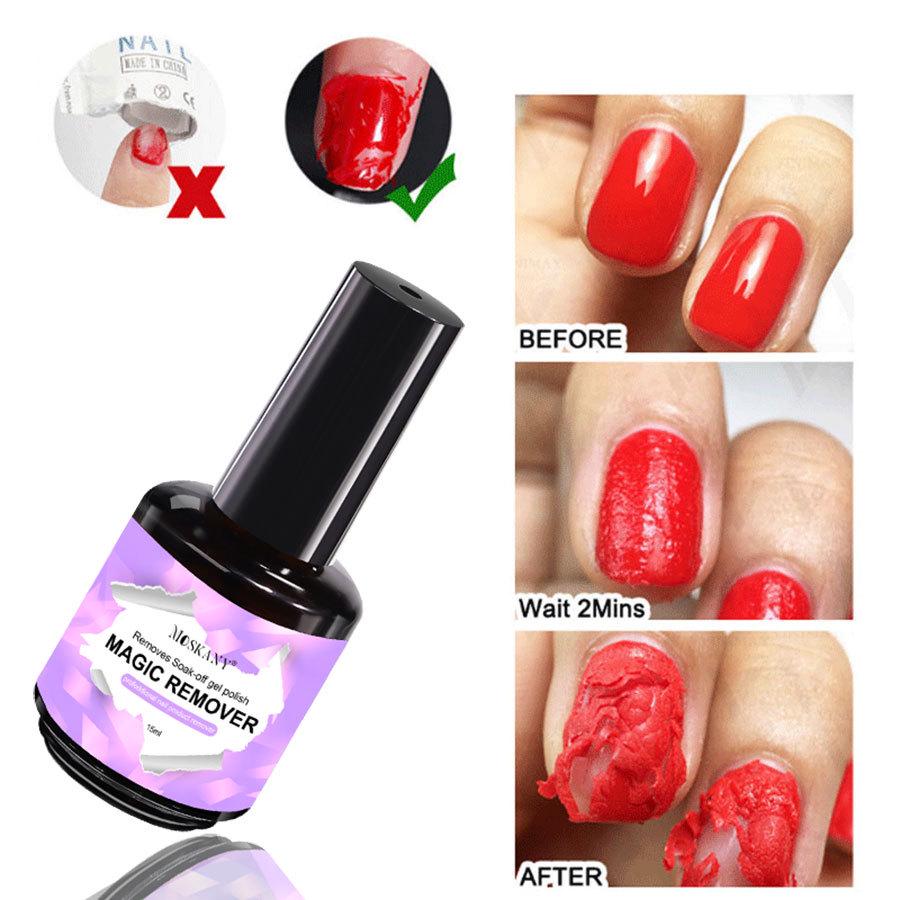 15ml Burst Nail Polish Remover Gel - Manicure & Removal Aid