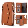 Fashion Crossbody Leather Phone Case for Samsung Z Fold 7 6 5 Multi-functional All-in-One Card Holder Shockproof Portable Cover