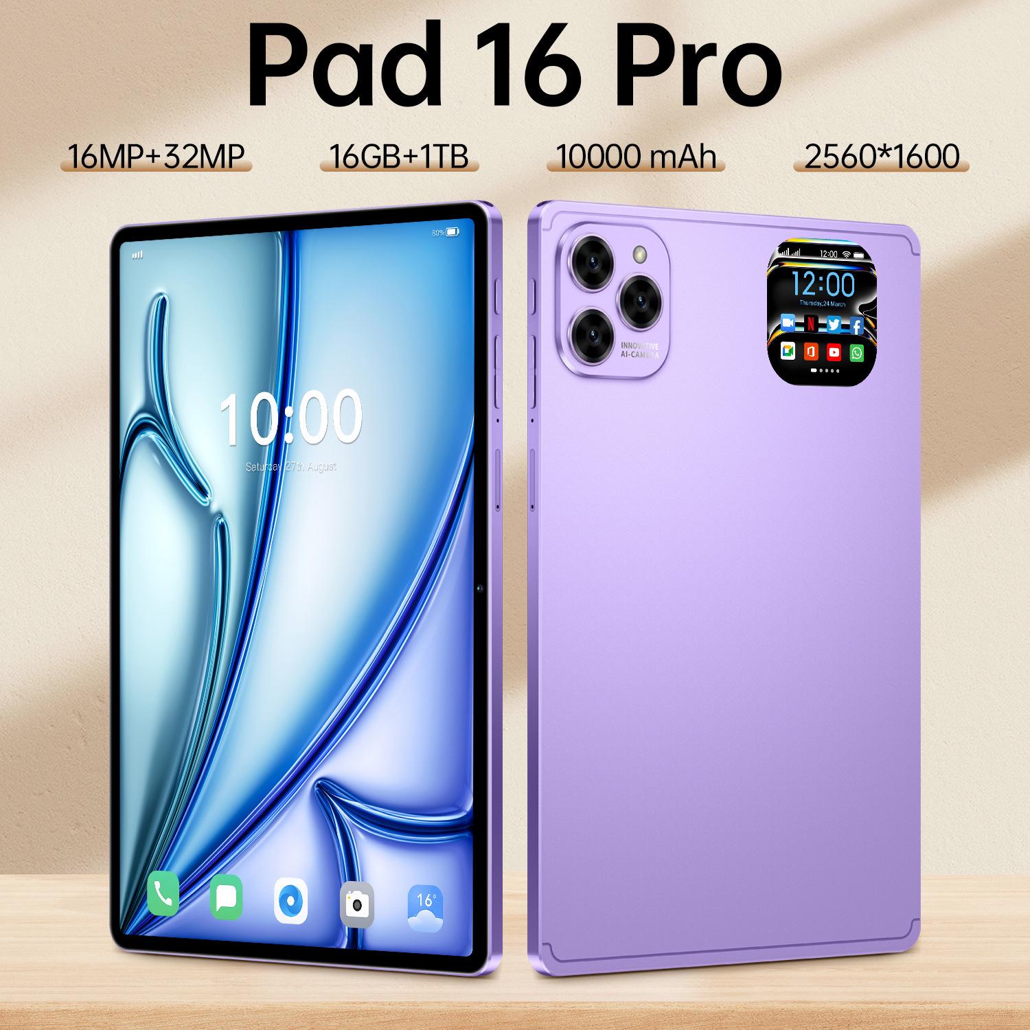

Pad 16 Pro 10-inch Android Tablet with WiFi & Bluetooth UK Standard