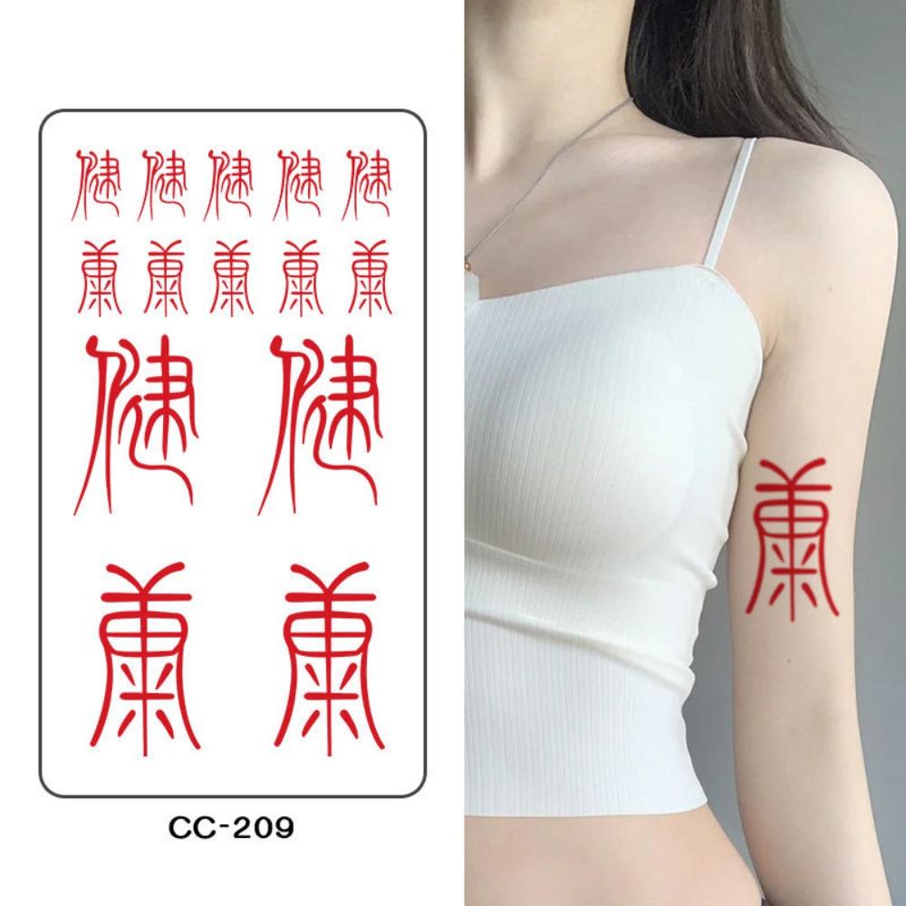 Fortune Wish Tattoo Stickers Health Word Tattoo Stickers Wish Come True Arm Wrist Decal  Body Art Health