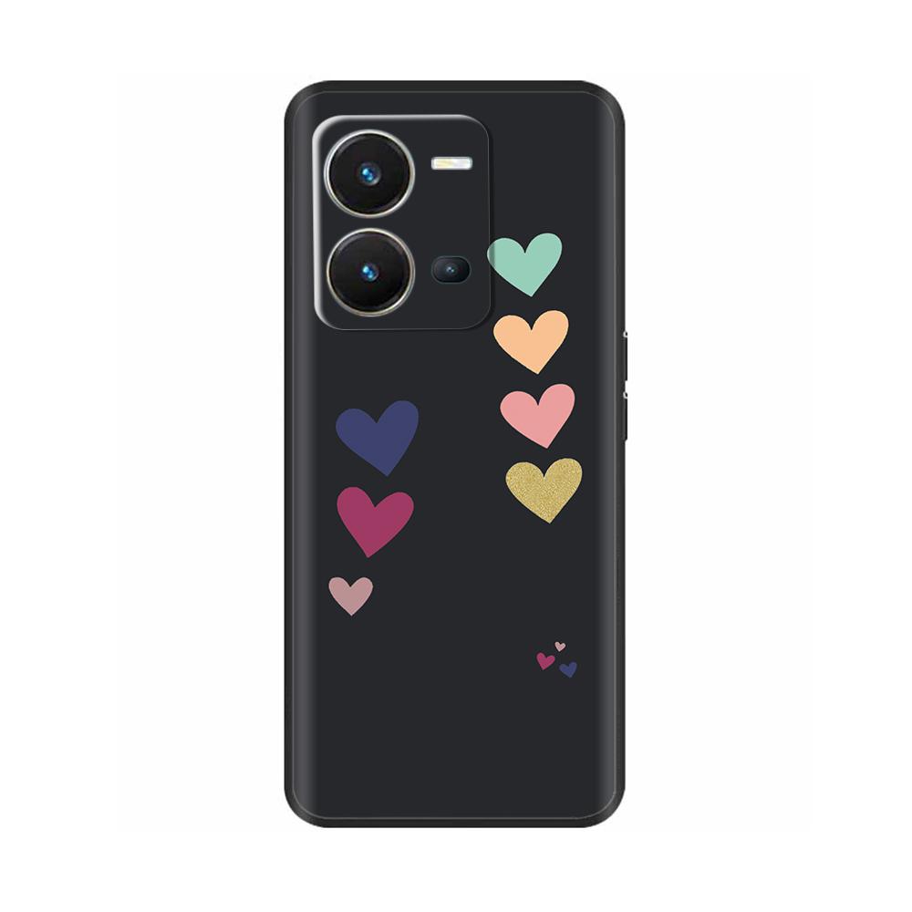For Vivo V25 / V25 Pro 5G Case Soft Silicone Phone Back Cover For Vivo V25 V 25 VivoV25 Pro 5G V25E 4G Protective Shell Bumper