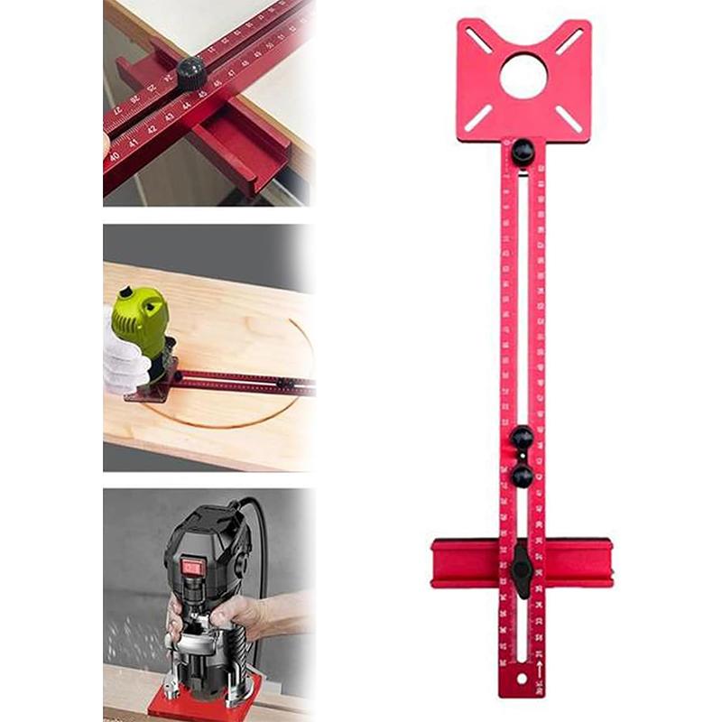 3 In 1 Router Milling Groove Bracke With Base Multifunctional Auxiliary Circular Drilling Machine Woodworking Cutt Milling Tool