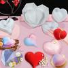 Multiple Size Silicone Heart Cake Molds Heart Shape Silicone Baking Tray Easy Demold Cake Molds for DIY Baking Creation