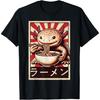iFreya Funny Vintage Axolotl Eating Ramen
