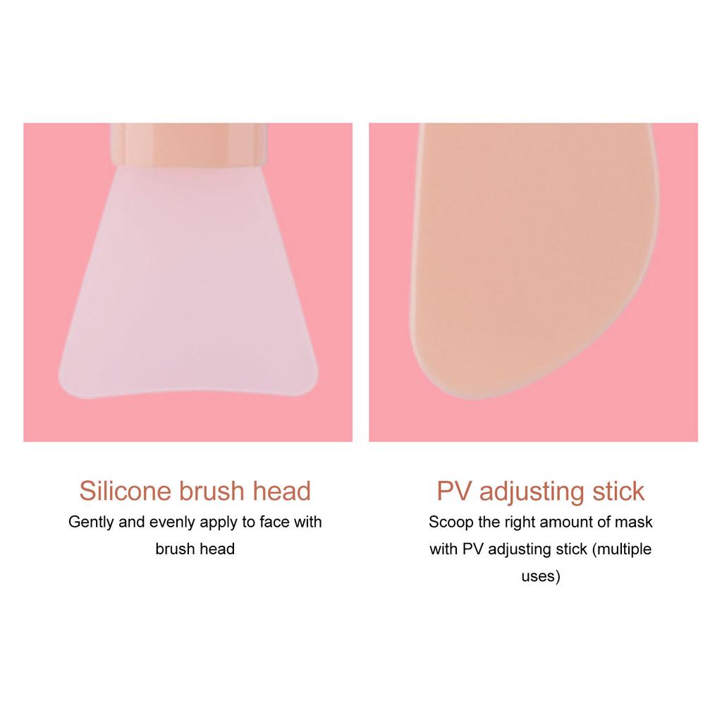 5pcs Mask Brush Double Head Silicone Facial Mask Applicator for Body Lotion DIY Make Up