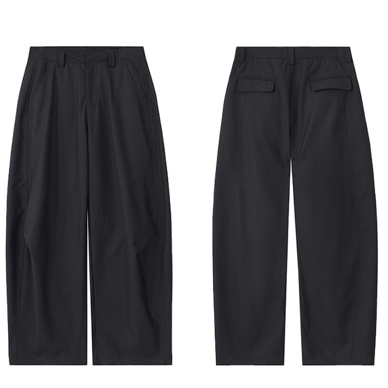 Pantaloni Basici da Uomo in Tessuto Antigrinze Adatti all'Uso Quotidiano Casual