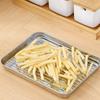 Stainless Steel Baking Pan Tray With Wire Rack Cake Baking Bbq Pan Tray Removable Cooling Rack Oven Cooking Grilling Tool