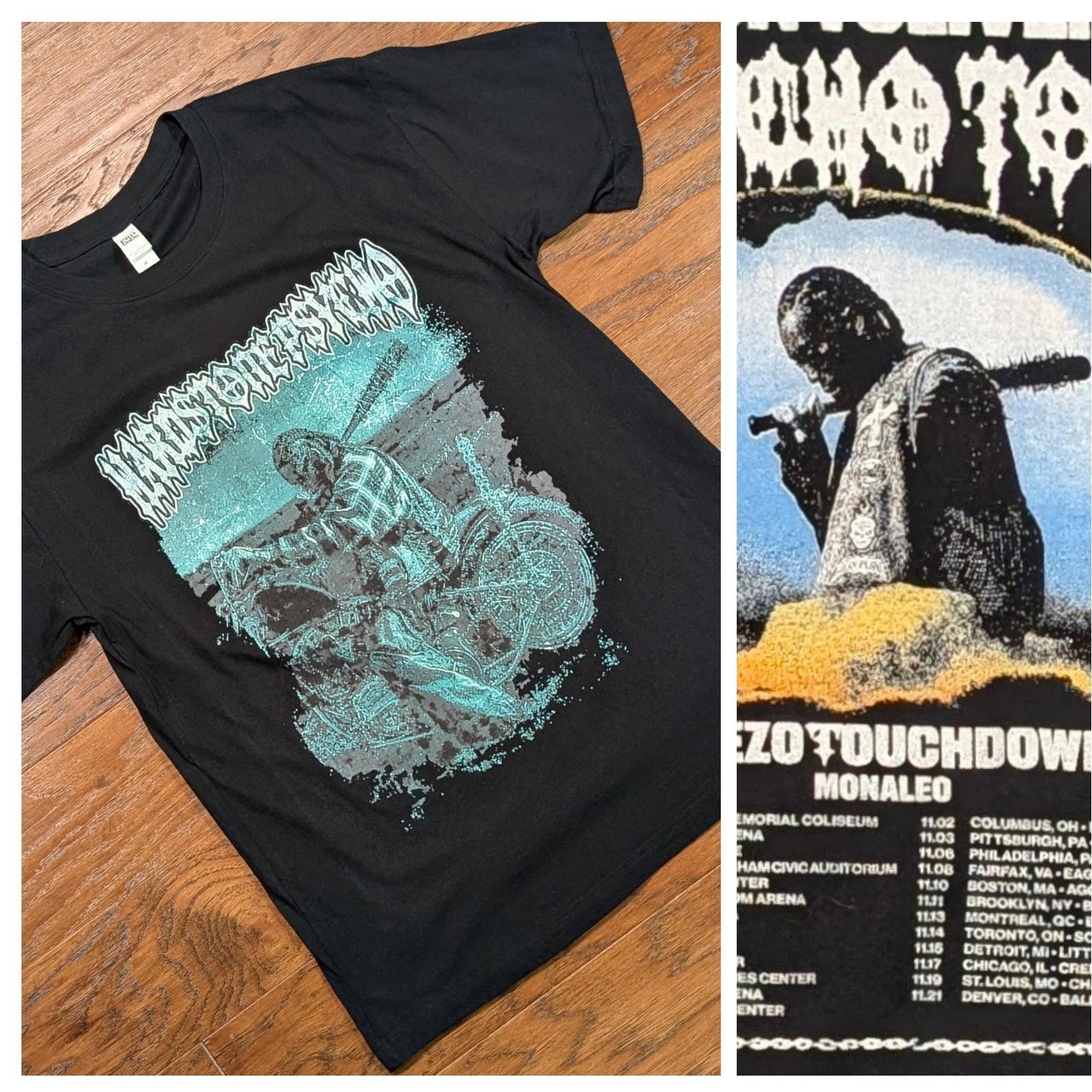 Don Toliver Psycho Tour 2024 Black Graphic T Shirt Tee Men s Size M 19x27 XXXL