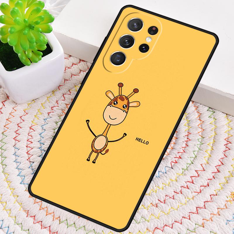 Candy Color Patterned Cactus Dinosaur Printing Phone Case for Samsung Galaxy note 10 pro S26 Ultra S23 S24 FE S21 S22 PLUS Cover