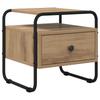 Nightstand Artisan Oak 40 X 39.5 X 40 Cm Engineered Wood