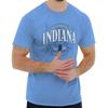 Indiana Hoosier State Crossroads Of America Adult Short Sleeve Crewneck Tee