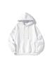 Trendy Hooded Plush Sweatshirt: Solid Color, Loose Fit for Couples - Perfect for Autumn/Winter Casual Wear