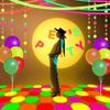 Yousheng 25 Pcs Neon Cardstock Double-Sided Fluorescent Color Neon Cardstock Paper Glow In The Dark Stickers for Dance Floor 90s Party Decoration