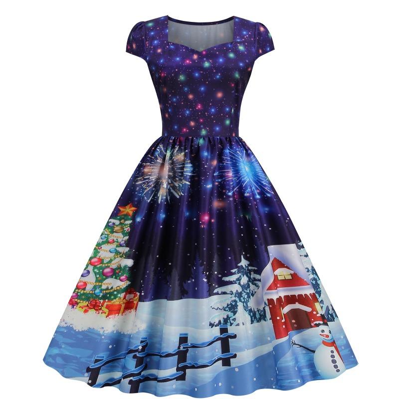 JPNTKY Fashion Summer Spring Short Sleeve Casual Dresses